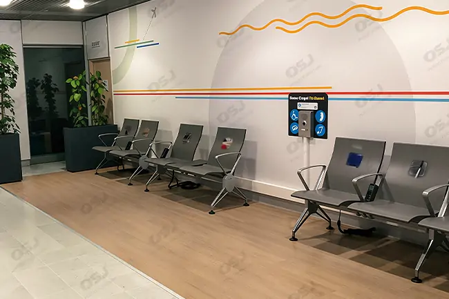 Airport waiting chairs