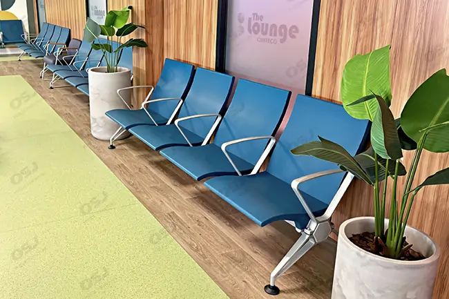 Airport waiting chairs