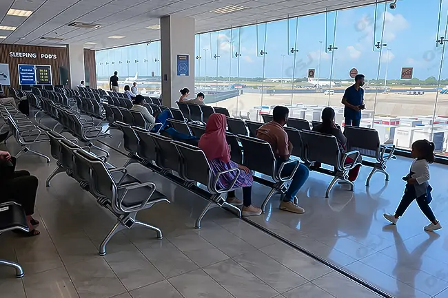 Airport waiting chairs