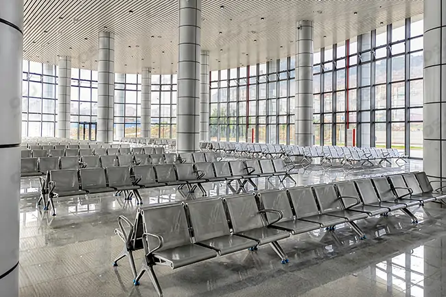 Airport waiting chairs